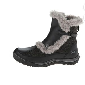 Jambu Women's ESKIMO Snow Boot Leather BLACK - NWOB
